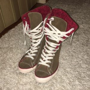 Converse All Star Sude Wedge Boots 🥾